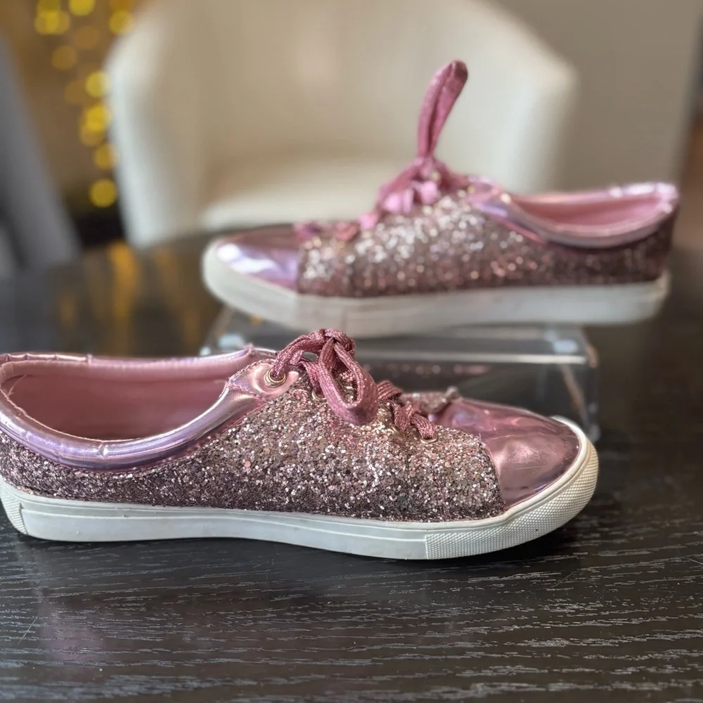 Forever Metallic Pink Sneakers
